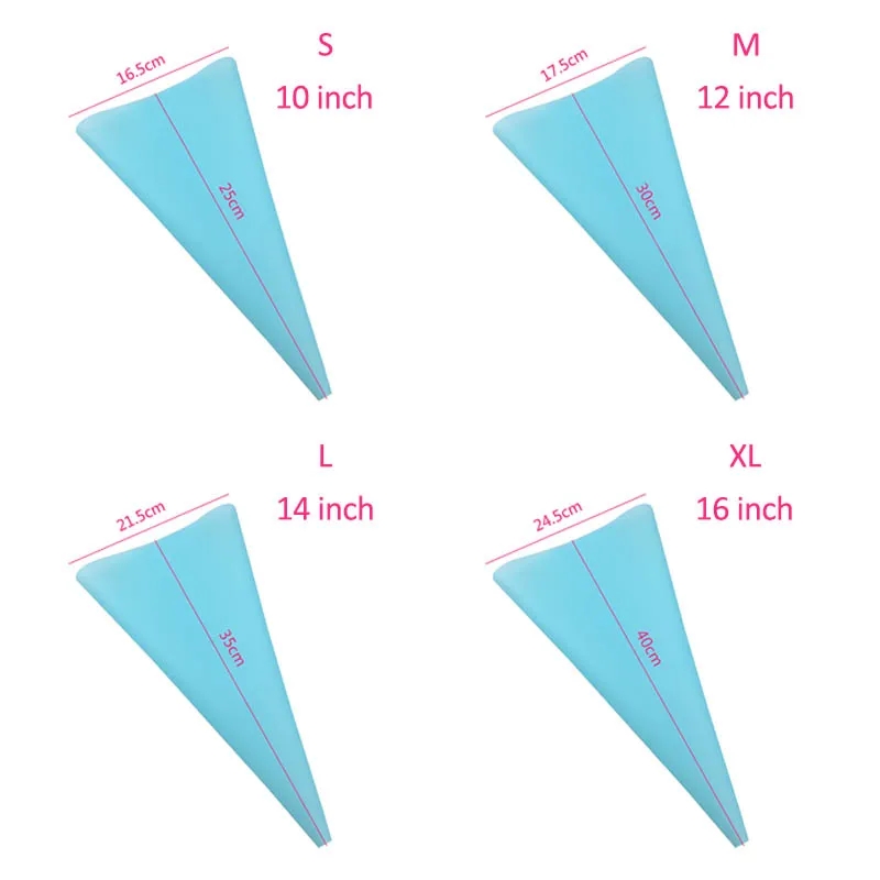 4Pcs/1Pcs Kitchen Gadgets Cream Pastry Bag Baking Accessories DIY Cake Decorating Food Grade EVA/TPU Reusable Piping Bags
4Pcs/1Pcs Kitchen Gadgets Cream Pastry Bag Baking Accessories DIY Cake Decorating Food Grade EVA/TPU Reusable Piping Bags
