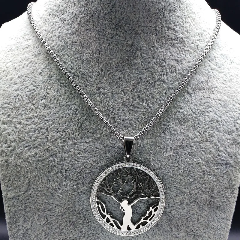 Three of Life Stainless Steel Necklaces & Pendants Women Silver Color Necklace Crystal Jewelry Girl Wedding Jewelry Gift N61S04
Three of Life Stainless Steel Necklaces & Pendants Women Silver Color Necklace Crystal Jewelry Girl Wedding Jewelry Gift N61S04