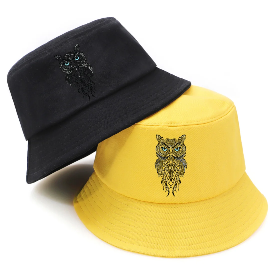 Korean Style Owl Print Panama Bucket Hats Woman Fashion Outdoor Fisherman's Caps Mens Summer Casual Streetwear Black Bucket Caps
Korean Style Owl Print Panama Bucket Hats Woman Fashion Outdoor Fisherman's Caps Mens Summer Casual Streetwear Black Bucket Caps