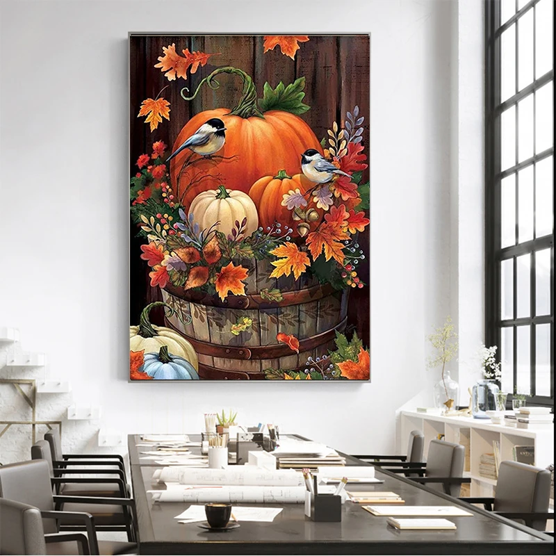 5D DIY pumpkin bird diamond painting embroidery cross stitch kit mosaic round rhinestone handmade gifts home decoration
5D DIY pumpkin bird diamond painting embroidery cross stitch kit mosaic round rhinestone handmade gifts home decoration