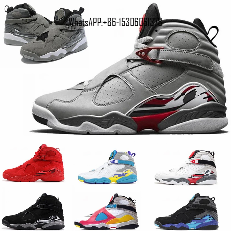 

Hot sale 8s Men Basketball Shoes Aqua Chrome Countdown Pack South Beach Mens Trainer designer Sports Sneaker