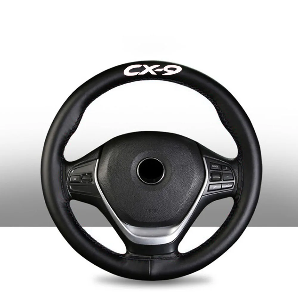 Оплетка для руля, 15 дюймов, из натуральной кожи, для Mazda Cx9, аксессуары для салона автомобиля
Оплетка для руля, 15 дюймов, из натуральной кожи, для Mazda Cx9, аксессуары для салона автомобиля