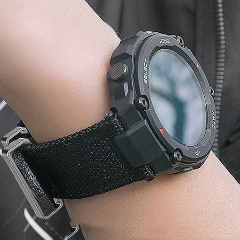 Ремешок нейлоновый для смарт часов Amazfit спортивный наружный браслет Huami T