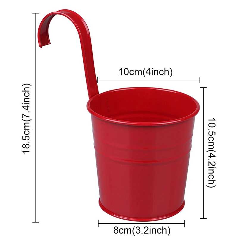 10pcs Small Wall Hanging Metal Flower Pot With Hook Colorful Buckets Iron Planter Flower Home Garden Accessories Decor Supplies
10pcs Small Wall Hanging Metal Flower Pot With Hook Colorful Buckets Iron Planter Flower Home Garden Accessories Decor Supplies