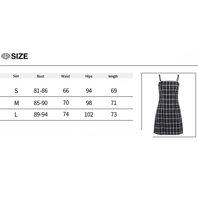 Trendy plaid sling dress women summer new style European and American style women slim dress
Trendy plaid sling dress women summer new style European and American style women slim dress
