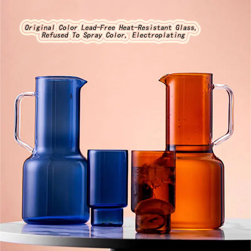 Nordic Ins Wind Creative High Temperature Resistant Glass Household Large-Capacity Cold Water Bottle Juice Jug
Nordic Ins Wind Creative High Temperature Resistant Glass Household Large-Capacity Cold Water Bottle Juice Jug