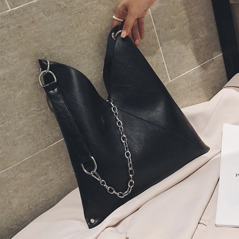 Casual Solid Color Large Capacity Shoulder Handbag High Quality Fashion chain designer Leather Crossbody Bags for Women 2020 Sac
Casual Solid Color Large Capacity Shoulder Handbag High Quality Fashion chain designer Leather Crossbody Bags for Women 2020 Sac