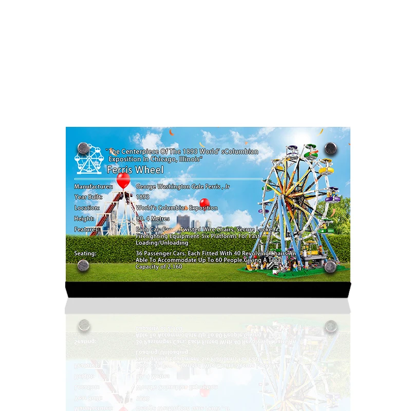 The Acrylic Display Stand Brand Name Plate Compatible With 10247 Building Blocks Bricks Toys Decoration
The Acrylic Display Stand Brand Name Plate Compatible With 10247 Building Blocks Bricks Toys Decoration
