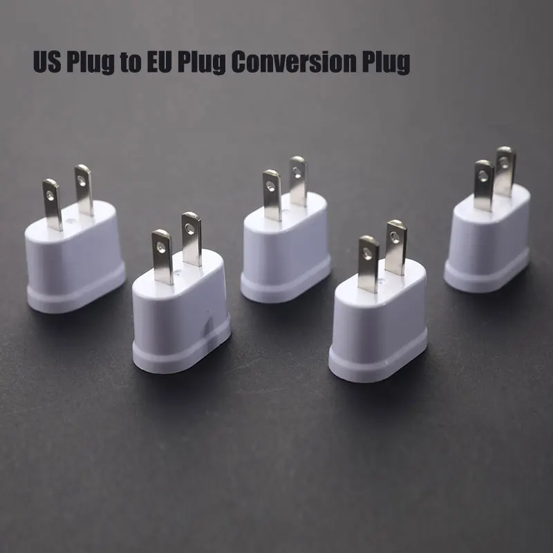 US Plug to EU Plug Round And Flat Dual-Purpose Conversion Plug Converter Socket
US Plug to EU Plug Round And Flat Dual-Purpose Conversion Plug Converter Socket