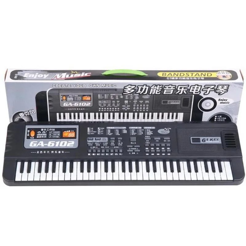 2021 NEW Multi-function 61 Keys Children Electronic Piano With Microphone Baby Beginner Music Enlightenment education Toys gift
2021 NEW Multi-function 61 Keys Children Electronic Piano With Microphone Baby Beginner Music Enlightenment education Toys gift