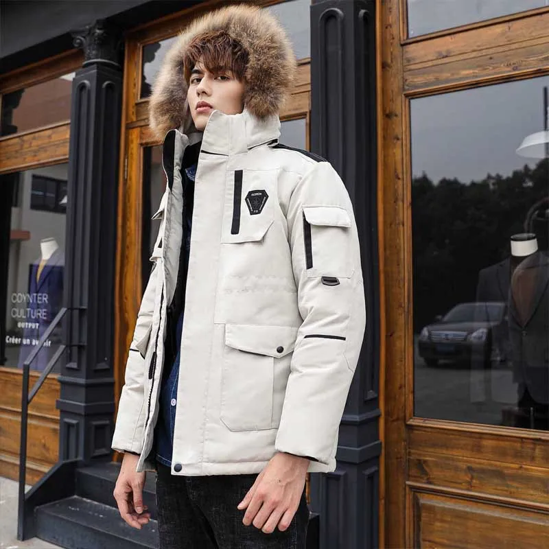 Men's Down Jacket Short Winter Outdoor Training Travel Trekking Camping Climbing Hiking Thickened Hooded Casual Fashion Coat Top
Men's Down Jacket Short Winter Outdoor Training Travel Trekking Camping Climbing Hiking Thickened Hooded Casual Fashion Coat Top