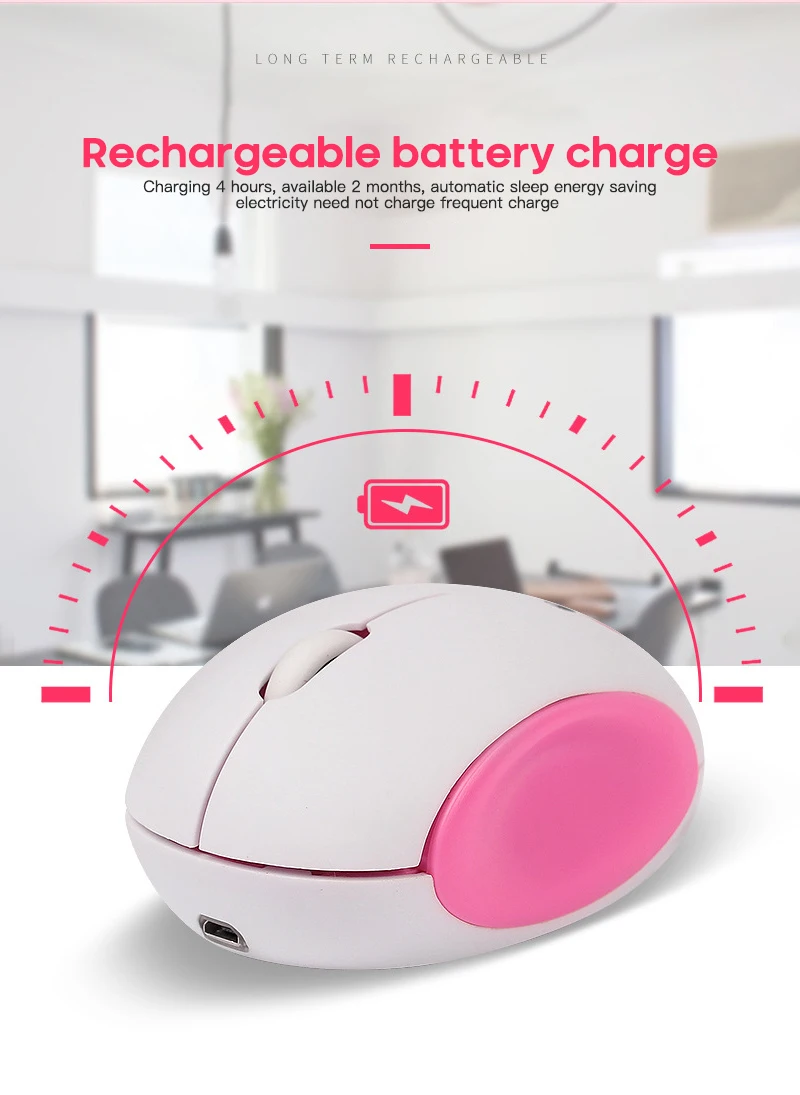 Cartoon USB Computer Mouse 2.4G Ergonomic Small Mouse Wireless Optical Mouse Pink 3D Office Girl Boy Gift
Cartoon USB Computer Mouse 2.4G Ergonomic Small Mouse Wireless Optical Mouse Pink 3D Office Girl Boy Gift