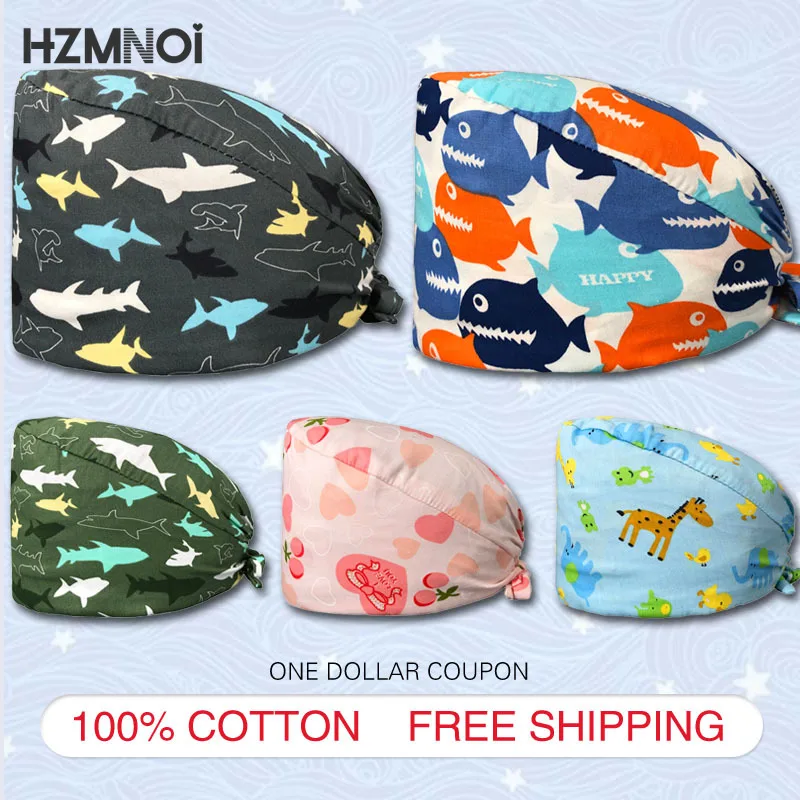 High Quality Print Printing Surgical Cap Dental Clinic Care Scrub 100% Cotton Beauty Salon Nurse Health Service Work
High Quality Print Printing Surgical Cap Dental Clinic Care Scrub 100% Cotton Beauty Salon Nurse Health Service Work