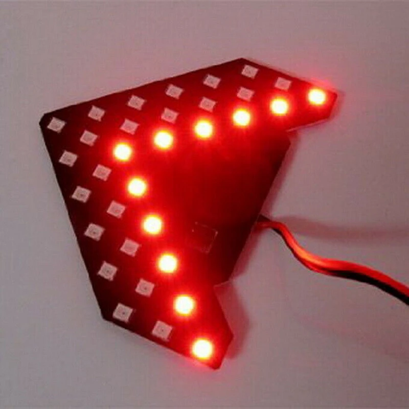 2Pcs 33-SMD Sequential LED Arrows for Car Side Mirror Turn Signal Lights
2Pcs 33-SMD Sequential LED Arrows for Car Side Mirror Turn Signal Lights