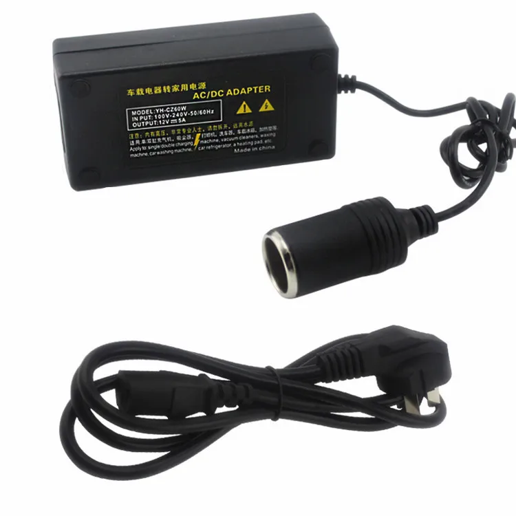 60W inverter High power 5A 220V to 12V automotive power converter car-to-home power cord
60W inverter High power 5A 220V to 12V automotive power converter car-to-home power cord