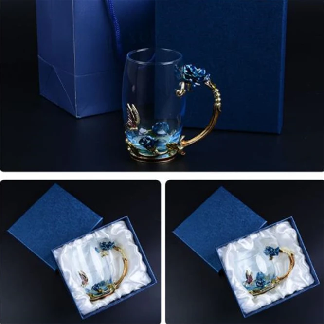 EMS 10sets Enamel Coffee Cup Mug Flower Tea Glass Cups gift pack for Hot and Cold Drinks Tea Cup Spoon Set Perfect Wedding Gift
EMS 10sets Enamel Coffee Cup Mug Flower Tea Glass Cups gift pack for Hot and Cold Drinks Tea Cup Spoon Set Perfect Wedding Gift