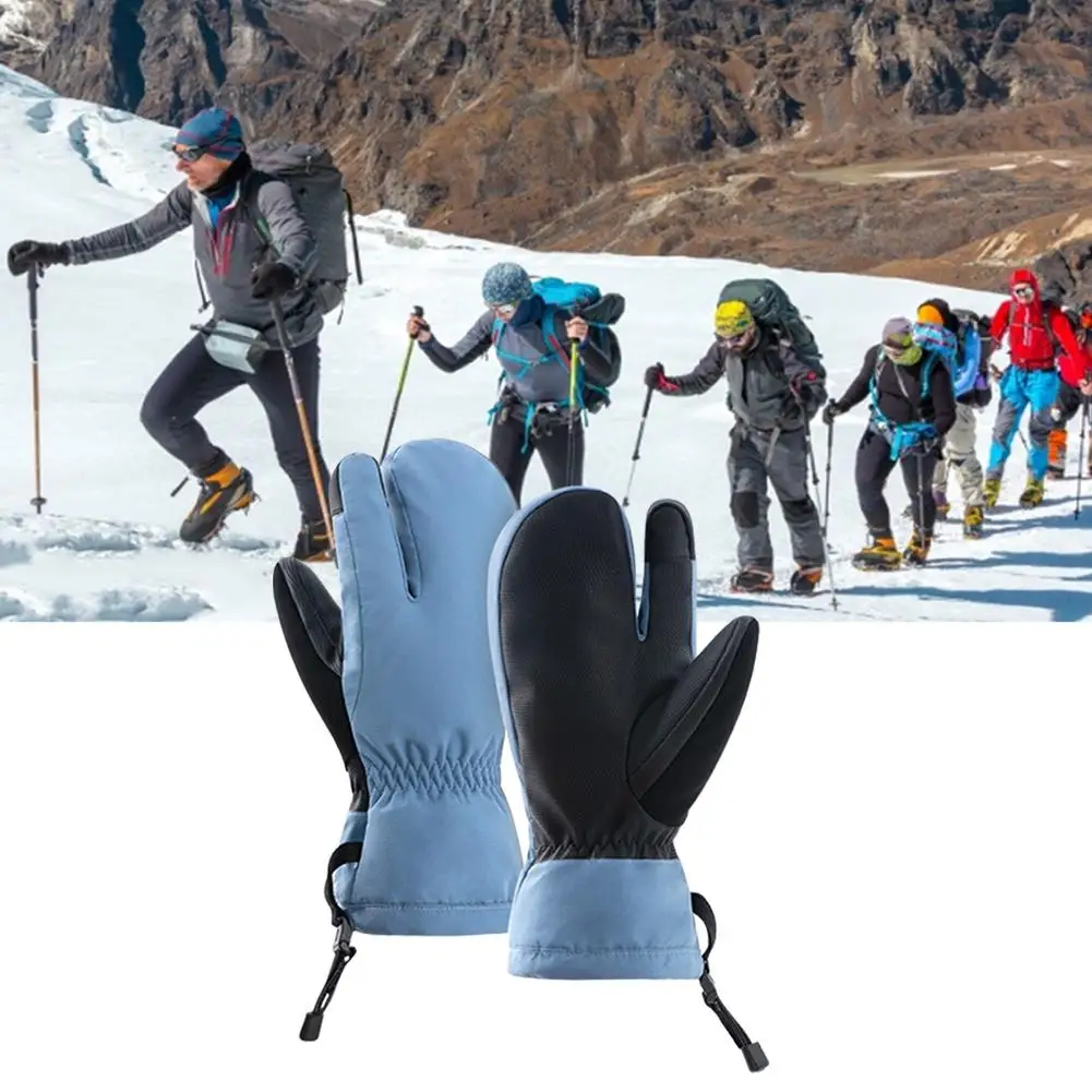 3 Finger Touchscreen Ski Gloves Cycling Windproof Men's Gloves Winter Warm Guantes Calefactable Water-resistant Skiing Mitten
3 Finger Touchscreen Ski Gloves Cycling Windproof Men's Gloves Winter Warm Guantes Calefactable Water-resistant Skiing Mitten