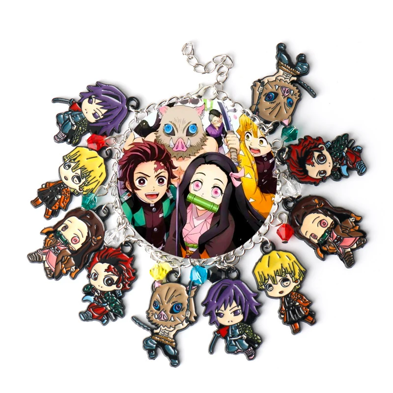 Japan Anime Demon Slayer Kamado Tanjirou Bracelets Caroon Stove Door Tanjiro Bangle for Women Men Jewelry Gift For Friends Kids
Japan Anime Demon Slayer Kamado Tanjirou Bracelets Caroon Stove Door Tanjiro Bangle for Women Men Jewelry Gift For Friends Kids