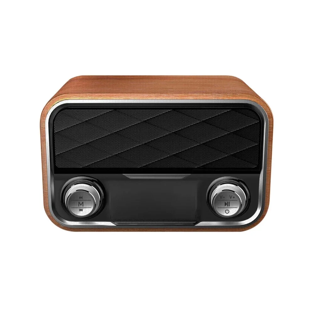 Portable Wireless Bluetooth 5.0 Speaker Bass OutdoorWood Stereo Sound Box Vintage Soundbar Support FM Radio U Disk Play
Portable Wireless Bluetooth 5.0 Speaker Bass OutdoorWood Stereo Sound Box Vintage Soundbar Support FM Radio U Disk Play