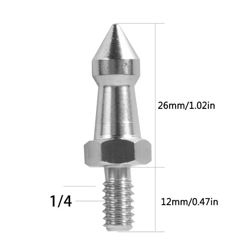 2PCS Stainless Steel Tripod Spikes 3/8 1/4 M8 Inch Camera Spike Replacement Part Foot Screw for Gitzo Benro Monopod Tripod Photo
2PCS Stainless Steel Tripod Spikes 3/8 1/4 M8 Inch Camera Spike Replacement Part Foot Screw for Gitzo Benro Monopod Tripod Photo