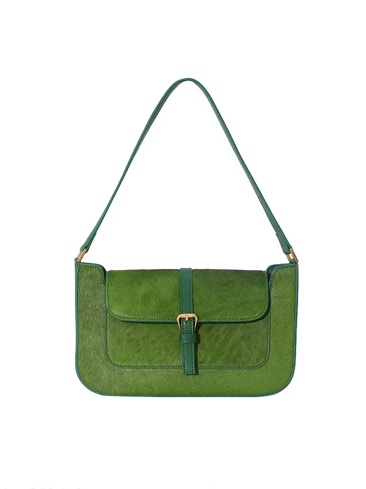 Women New Trendy Fashion Underarm Baguette Bag Horse Hair Genuine Leather All-match Shoulder Messenger Bag
Women New Trendy Fashion Underarm Baguette Bag Horse Hair Genuine Leather All-match Shoulder Messenger Bag