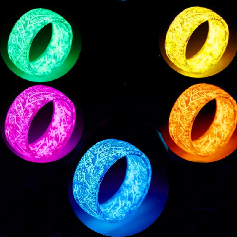 Newest Creative Luminous Ring Night Glow Rings Romantic Flame Crack Multicolor Finger Ring For Women Men Fashion Design Jewelry
Newest Creative Luminous Ring Night Glow Rings Romantic Flame Crack Multicolor Finger Ring For Women Men Fashion Design Jewelry
