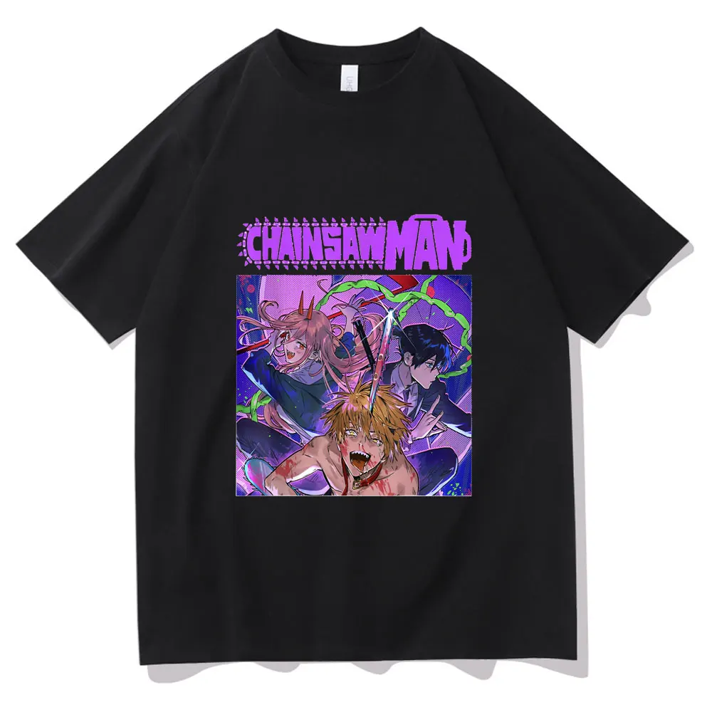 Anime Chainsaw Man T-shirt Summer Men Women Japanese Style Tee Short Sleeve New High Quality Regular T Shirts Tops Surprise Gift
Anime Chainsaw Man T-shirt Summer Men Women Japanese Style Tee Short Sleeve New High Quality Regular T Shirts Tops Surprise Gift