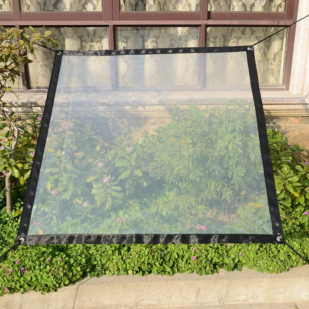 Clear Waterproof Transparent Tarp Cloth Rainproof Heavy Duty Awning for Outdoor Garden Patio Plants Balcony Sunshade Film
Clear Waterproof Transparent Tarp Cloth Rainproof Heavy Duty Awning for Outdoor Garden Patio Plants Balcony Sunshade Film