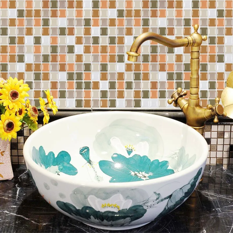 DIY Self Adhesive Mosaic Tile Backsplash Wall Sticker Vinyl Bathroom Kitchen Home Decor
DIY Self Adhesive Mosaic Tile Backsplash Wall Sticker Vinyl Bathroom Kitchen Home Decor