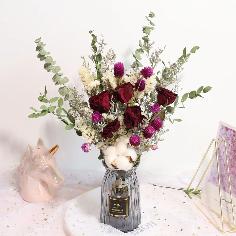 1 Bunch Of Net Red ins Dried Flower Bouquet Rose Gypsophila Forget-me-not Daisy Home Living Room Decoration Shooting Props
1 Bunch Of Net Red ins Dried Flower Bouquet Rose Gypsophila Forget-me-not Daisy Home Living Room Decoration Shooting Props