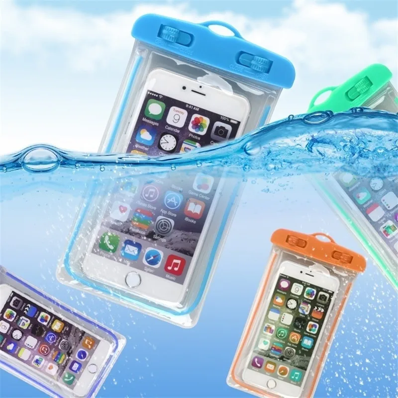 Summer Luminous Waterproof Pouch Swimming Gadget Beach Dry Bag Phone Case Cover Camping Skiing Holder For Cell Phone 3.5-6Inch
Summer Luminous Waterproof Pouch Swimming Gadget Beach Dry Bag Phone Case Cover Camping Skiing Holder For Cell Phone 3.5-6Inch