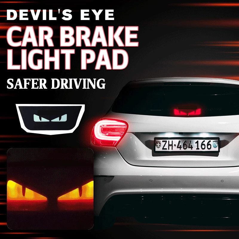 Devil's Eye Car Brake Light Pad ® Auto Car Sticker Stripe Marks Headlight Decal Car Accessories
Devil's Eye Car Brake Light Pad ® Auto Car Sticker Stripe Marks Headlight Decal Car Accessories