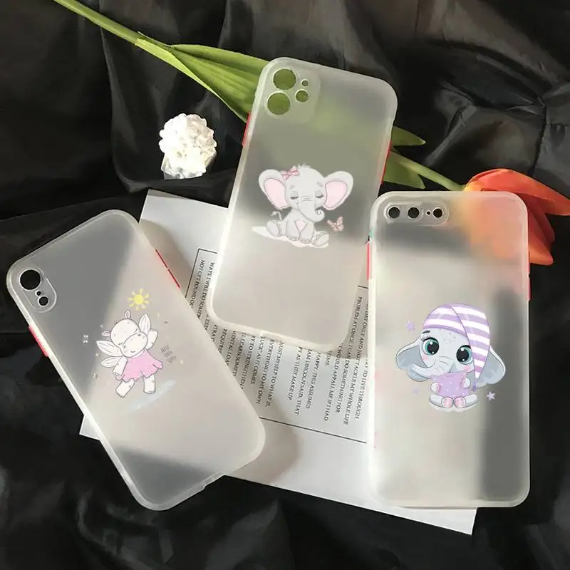 hippo cartoon Elephant Cute Phone Case matte transparent For iphone 7 8 11 12 plus mini x xs xr pro max cover
hippo cartoon Elephant Cute Phone Case matte transparent For iphone 7 8 11 12 plus mini x xs xr pro max cover