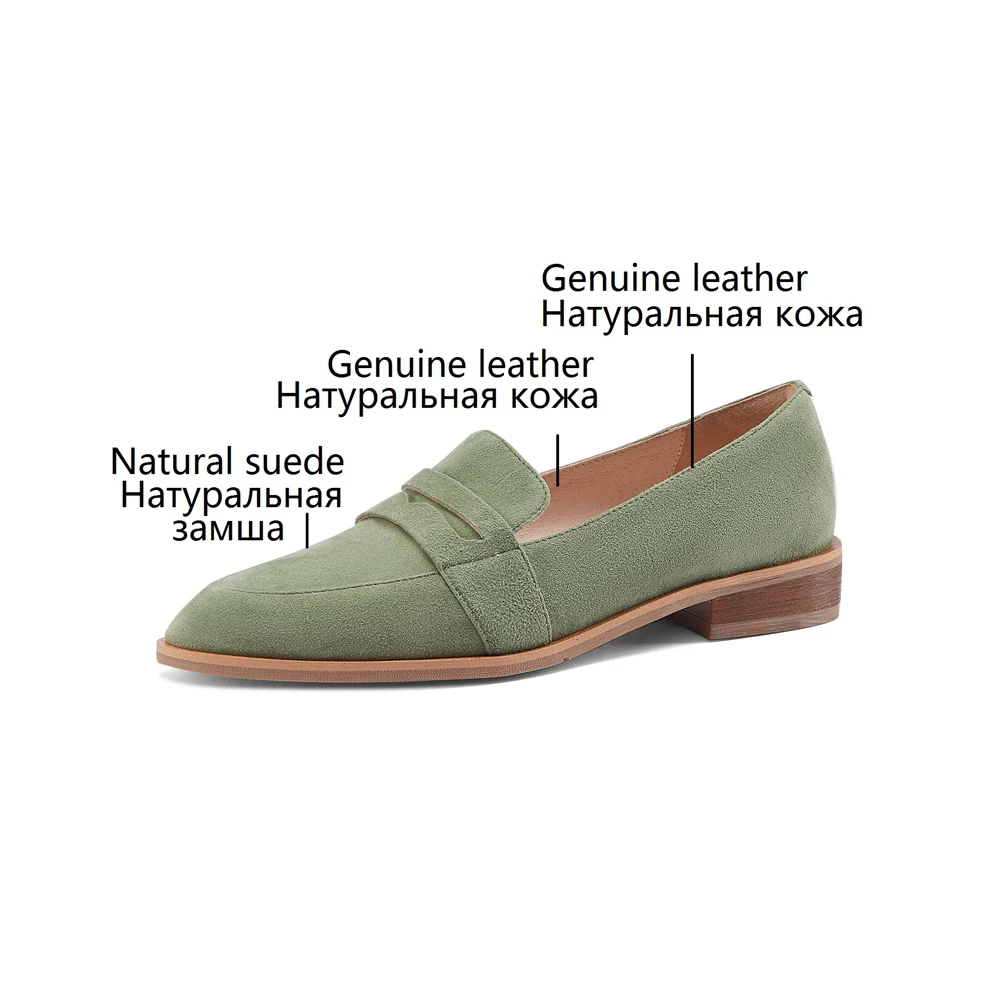Fashion Spring/Summer/Fall Women Loafers Genuine Leather Woman Flats Shoes Ladies Low Heels Casual Shoes Green/Pink 33-40
Fashion Spring/Summer/Fall Women Loafers Genuine Leather Woman Flats Shoes Ladies Low Heels Casual Shoes Green/Pink 33-40