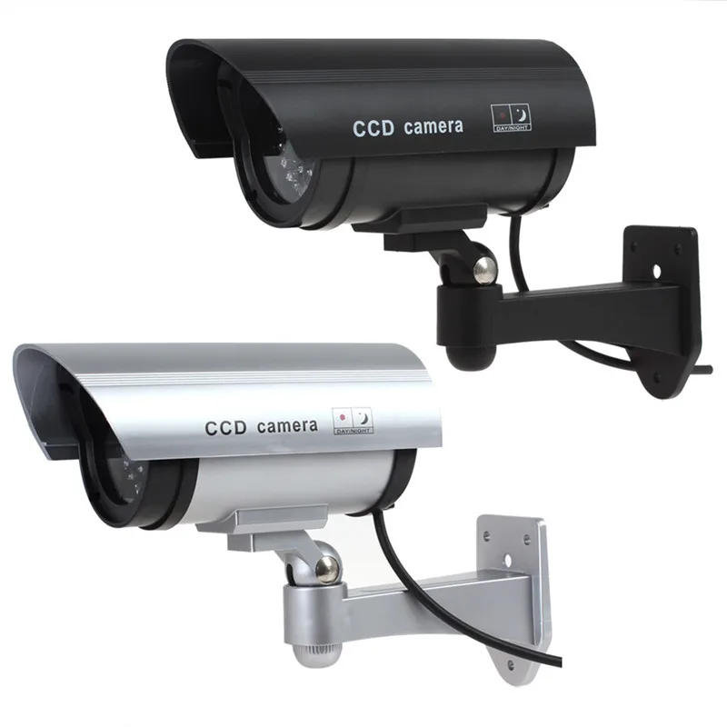 Smart Dummy Surveillance Camera Indoor/Outdoor Waterproof Fake CCTV Security Camera Bullet with Flashing Red LED Light Monitor
Smart Dummy Surveillance Camera Indoor/Outdoor Waterproof Fake CCTV Security Camera Bullet with Flashing Red LED Light Monitor