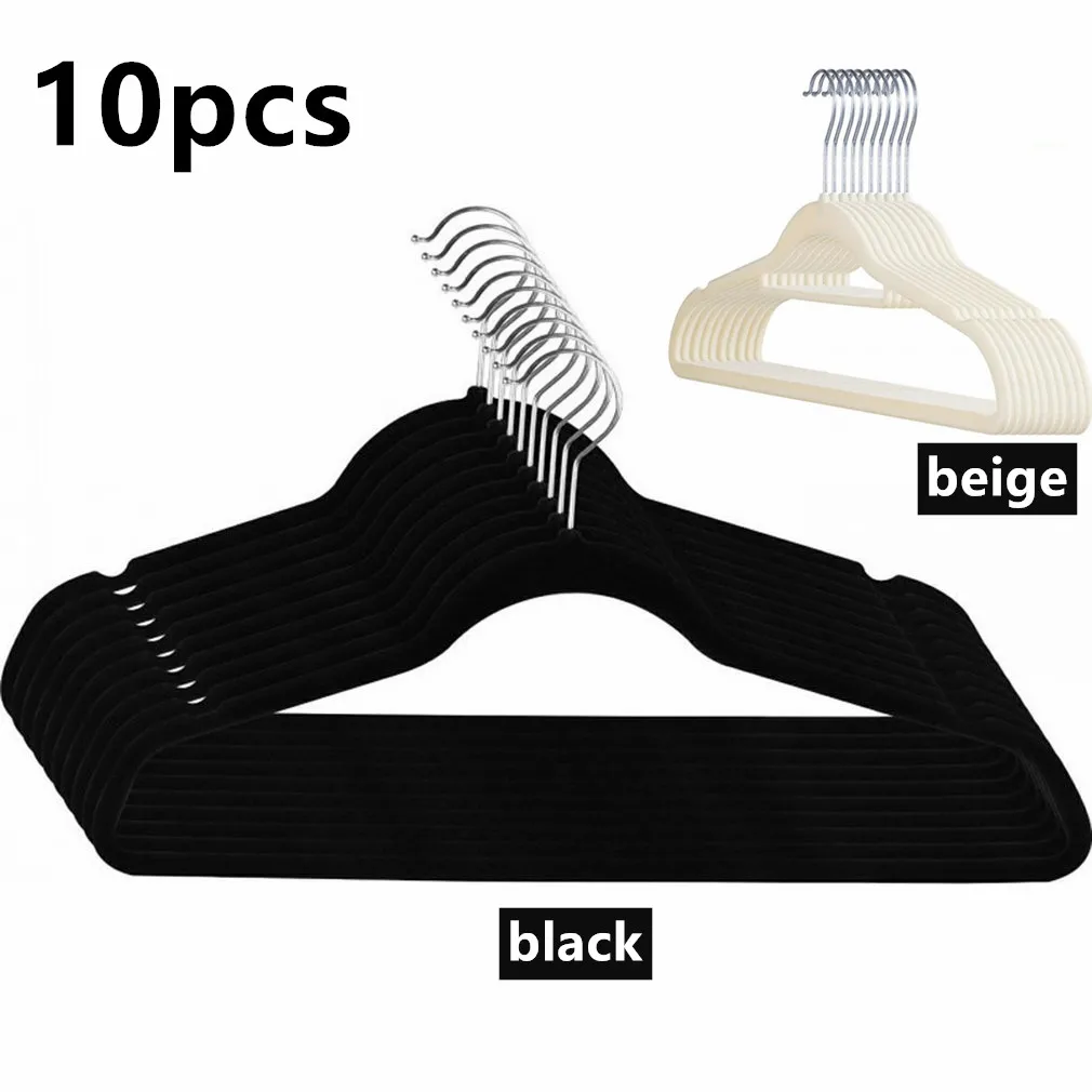 Hot 10pcs Black Ultra-thin Velvet Non-slip Hanger Women Men Natural Finish Drying Rack Durable Metal Structure Hanger
Hot 10pcs Black Ultra-thin Velvet Non-slip Hanger Women Men Natural Finish Drying Rack Durable Metal Structure Hanger
