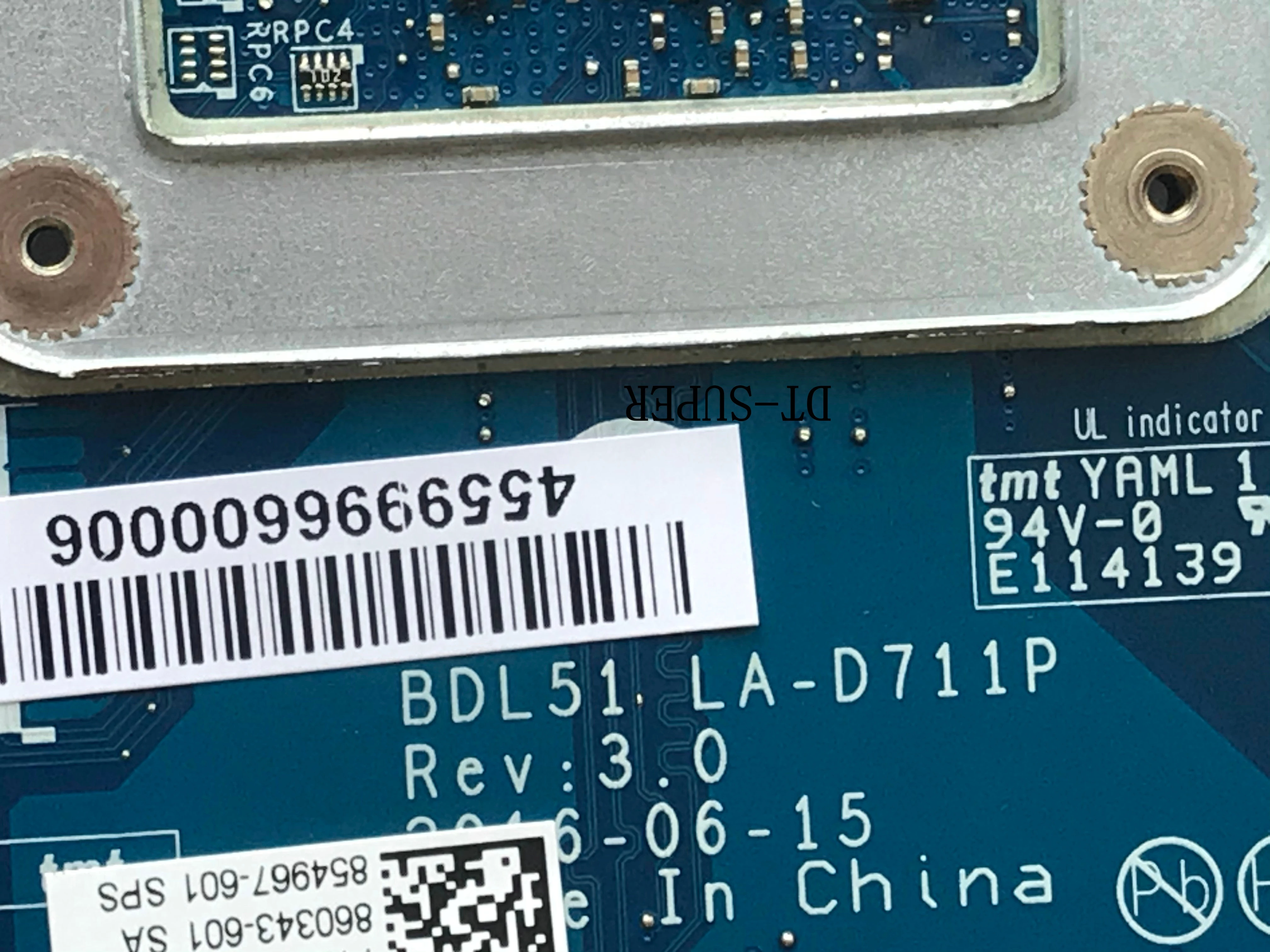 Быстрая доставка, совершенно новая BLD51 LA-D711P материнская плата для HP 15-BA, материнская плата CPU A6-7310 R5 M330
Быстрая доставка, совершенно новая BLD51 LA-D711P материнская плата для HP 15-BA, материнская плата CPU A6-7310 R5 M330