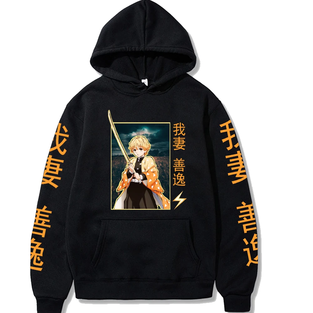100%COTTON New Anime Demon Slayer Pullover Sweatshirt Agatsuma Zenitsu Costume Hoodie Kids Harajuku Men Sweatshirt Children
100%COTTON New Anime Demon Slayer Pullover Sweatshirt Agatsuma Zenitsu Costume Hoodie Kids Harajuku Men Sweatshirt Children