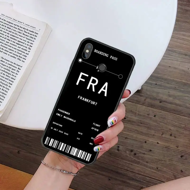 desogn funny aesthetic Personalised Plane Ticket Phone Case For Xiaomi Redmi 7 9t 9se k20 mi8 max3 lite 9 note 8 9s 10 pro Soft
desogn funny aesthetic Personalised Plane Ticket Phone Case For Xiaomi Redmi 7 9t 9se k20 mi8 max3 lite 9 note 8 9s 10 pro Soft