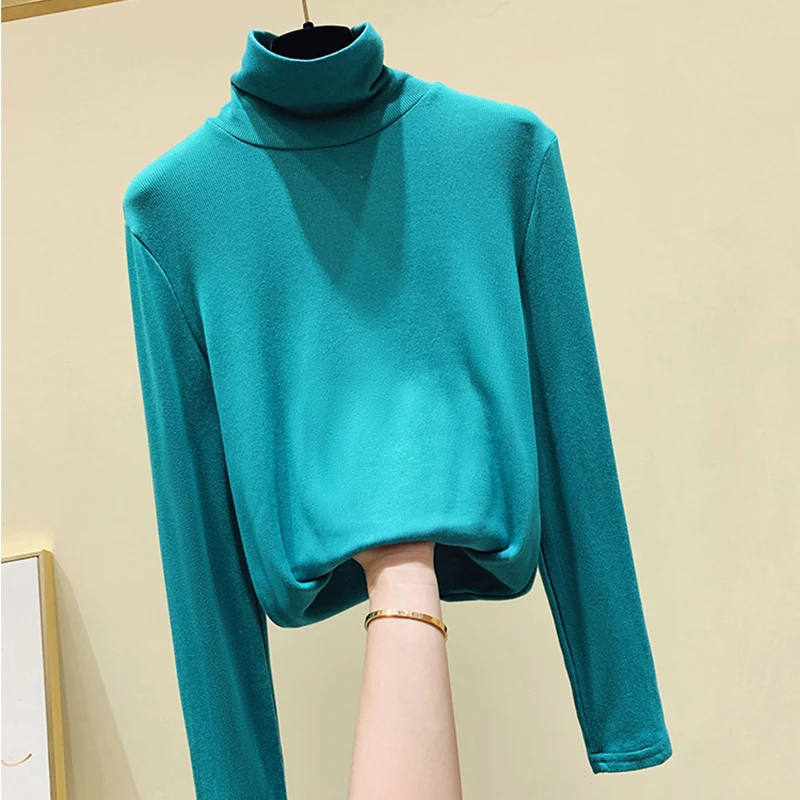 shintimes Turtleneck Female T-Shirts 2020 Fall Fashion Elegant Long Sleeve T Shirt Women Tops Slim Casual Basic Tee Shirt Femme
shintimes Turtleneck Female T-Shirts 2020 Fall Fashion Elegant Long Sleeve T Shirt Women Tops Slim Casual Basic Tee Shirt Femme