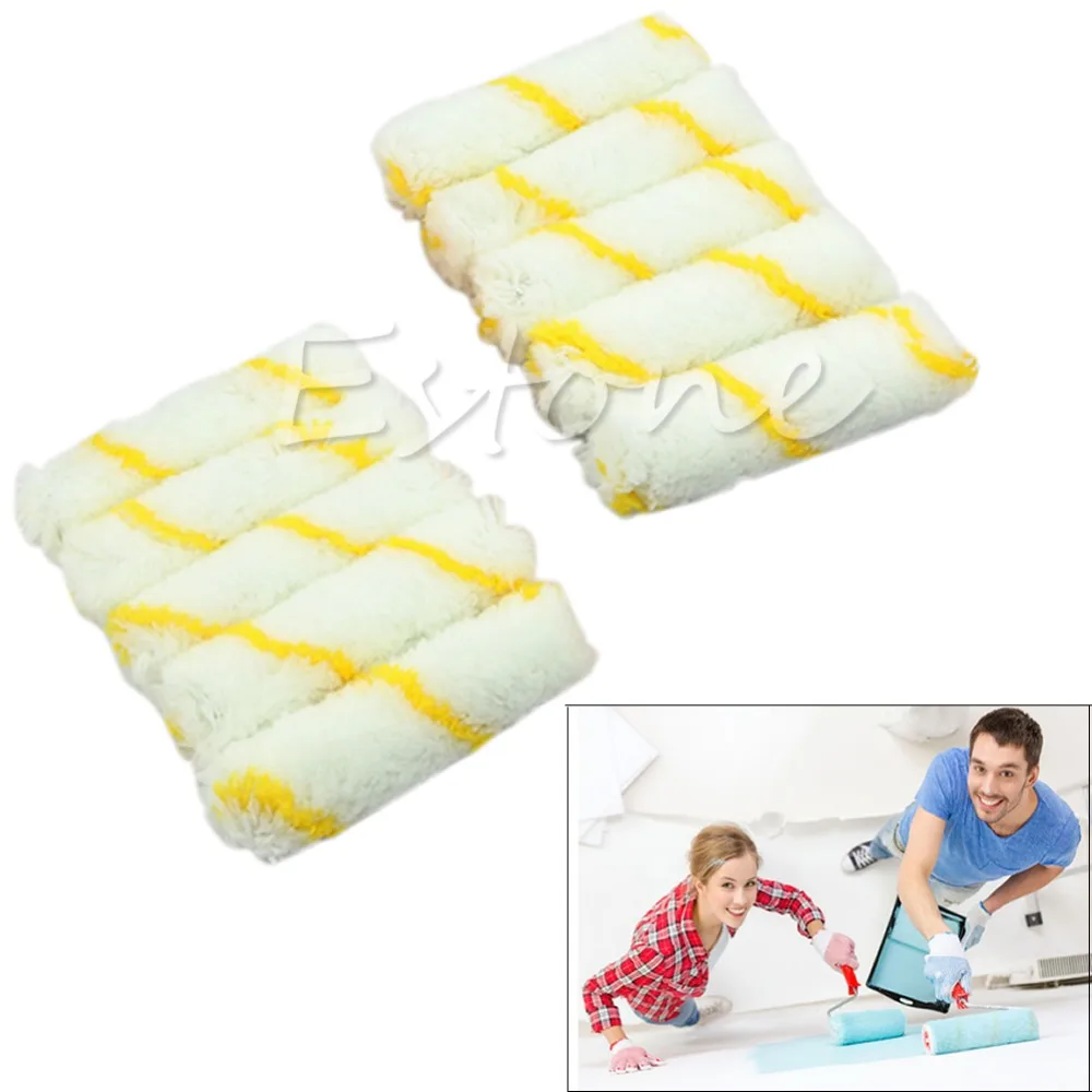 Practical 10 Pcs 4" Paint Roller Covers Mini Paint Roller Edger Trim Roller
Practical 10 Pcs 4" Paint Roller Covers Mini Paint Roller Edger Trim Roller