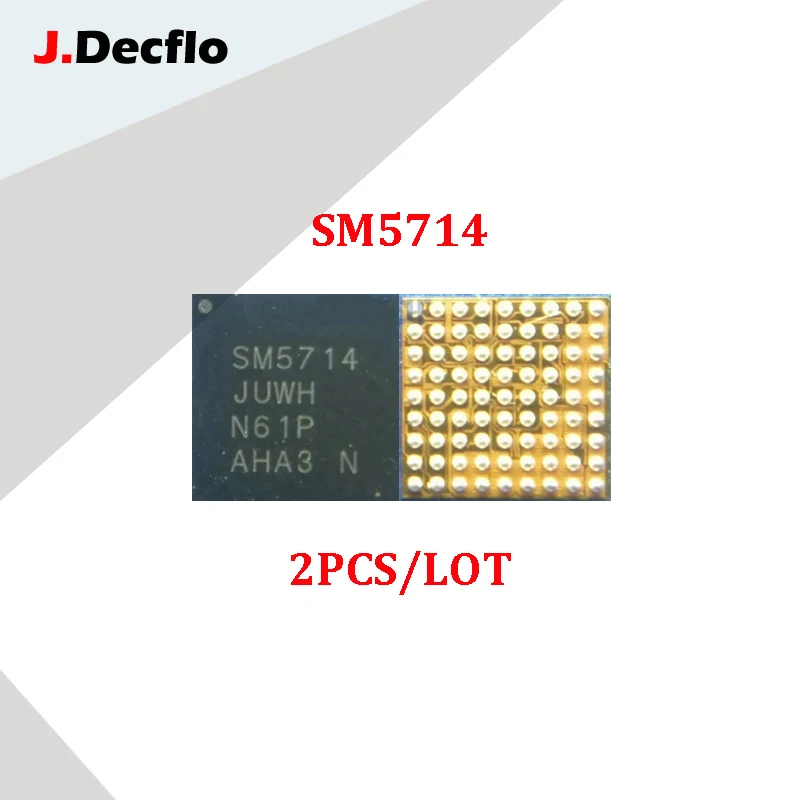 Микросхема JDecflo 2 шт./лот SM5714 для зарядки, аудио-дисплея, интегральных схем для Samsung A8S G8870, запчасти для ремонта интегральных Схем
Микросхема JDecflo 2 шт./лот SM5714 для зарядки, аудио-дисплея, интегральных схем для Samsung A8S G8870, запчасти для ремонта интегральных Схем