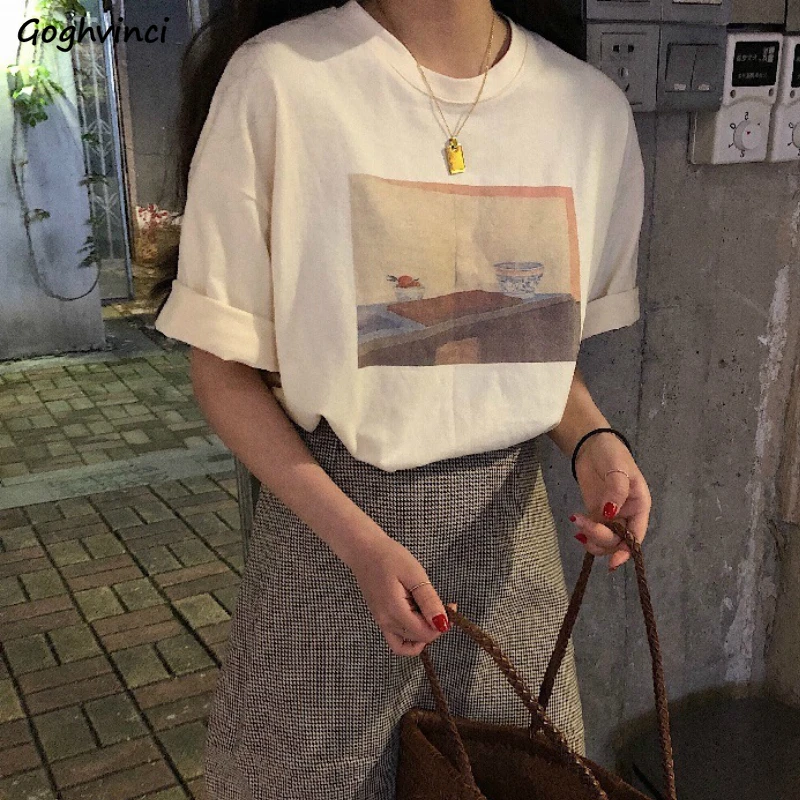 Футболки женские с коротким рукавом, простые повседневные в стиле ретро, модные стильные в Корейском стиле Ulzzang
Футболки женские с коротким рукавом, простые повседневные в стиле ретро, модные стильные в Корейском стиле Ulzzang