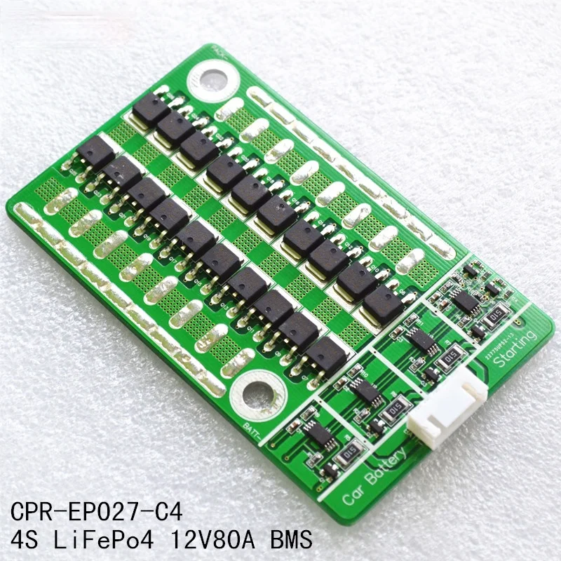Car Start Pulse 800A 4 Series Lithium Iron Phosphate Battery Protection Board 4S12V80A BMS
Car Start Pulse 800A 4 Series Lithium Iron Phosphate Battery Protection Board 4S12V80A BMS
