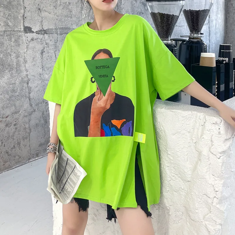 XUXI Women Loose T-shirt Summer 2021 Fashion Print Short Sleeve Casual Streetwear Top TShirt E2173
XUXI Women Loose T-shirt Summer 2021 Fashion Print Short Sleeve Casual Streetwear Top TShirt E2173
