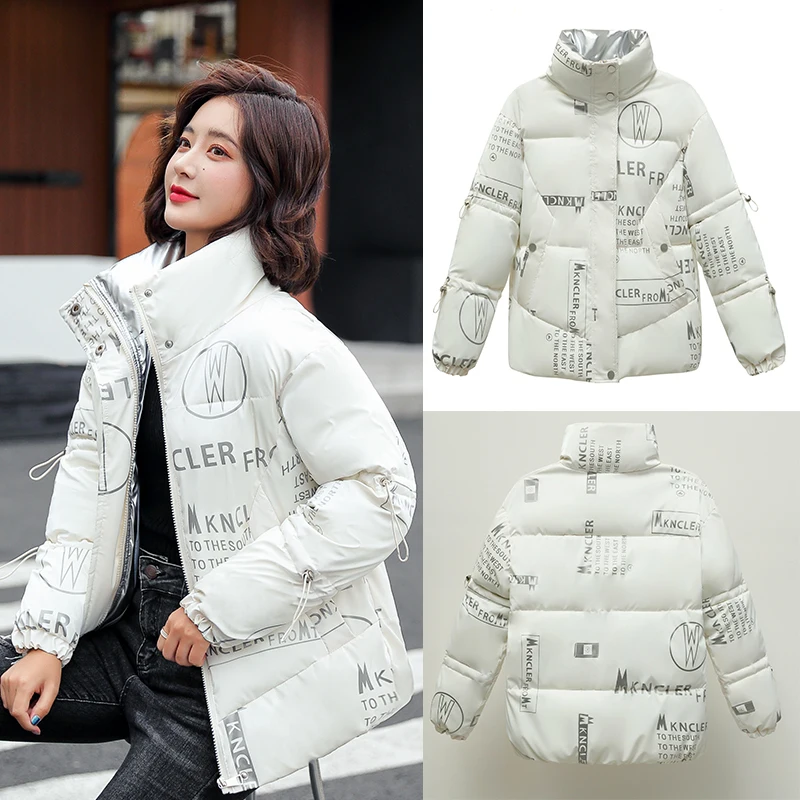 New Winter Print Puffer Jacket Women Autumn Cropped Bubble Coat Women Stand Collar Parkas Outwear Down Cotton Padded Jackets
New Winter Print Puffer Jacket Women Autumn Cropped Bubble Coat Women Stand Collar Parkas Outwear Down Cotton Padded Jackets