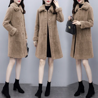 Thick Warm Fur Women Coats And Jackets Winter Golden Thickened Korean Coat Luxury Women's Clothing Casaco Feminino Ropa Mujer
Thick Warm Fur Women Coats And Jackets Winter Golden Thickened Korean Coat Luxury Women's Clothing Casaco Feminino Ropa Mujer