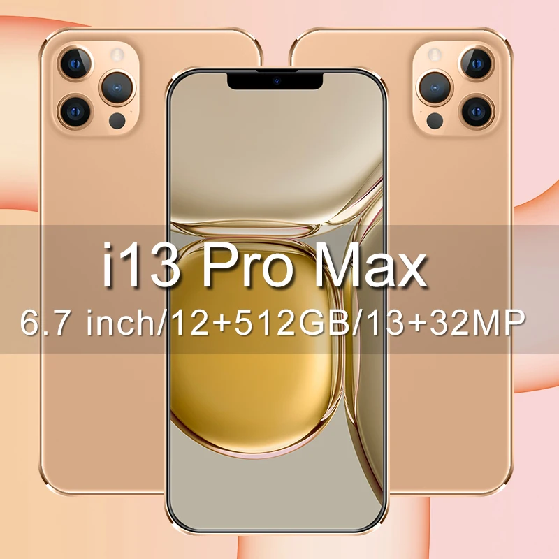 Global Version Smartphones I13 Pro Max 6.7Inchs Mobile Phones Dual SIM 12GB 512GB 6800mAh Deca Core MT6889 Mobile phones celular
Global Version Smartphones I13 Pro Max 6.7Inchs Mobile Phones Dual SIM 12GB 512GB 6800mAh Deca Core MT6889 Mobile phones celular