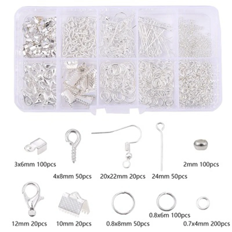 2set Jewelry Survey Results Tool Clip Lobster Clasp Open Jump Ring Earring Hook Kit Bronze & White
2set Jewelry Survey Results Tool Clip Lobster Clasp Open Jump Ring Earring Hook Kit Bronze & White