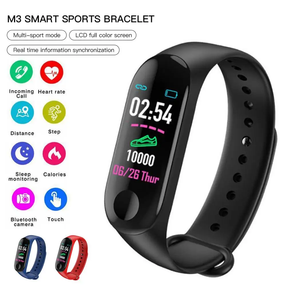 Smart Bracelet Blood Pressure Heart Rate Monitor Sports Running Watch Wireless Waterproof Pedometer Watch Fitness Step Counter
Smart Bracelet Blood Pressure Heart Rate Monitor Sports Running Watch Wireless Waterproof Pedometer Watch Fitness Step Counter